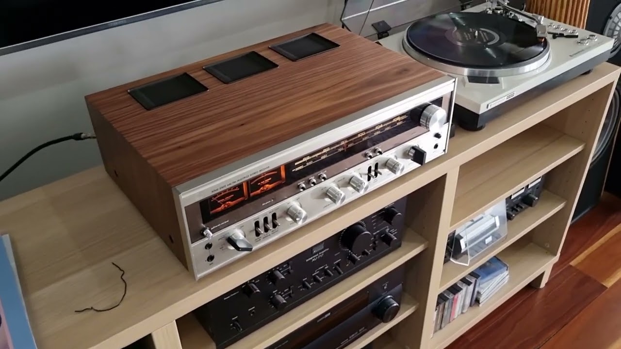 Stunning Luxman R-1500E stereo receiver, fully restored. Demo Dire Straits Walk Of Life