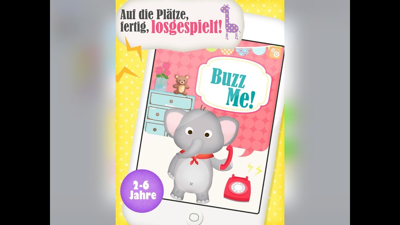 Buzz Me Spieltelefon App f&uuml;r Kleinkinder | Beste Kinder Apps