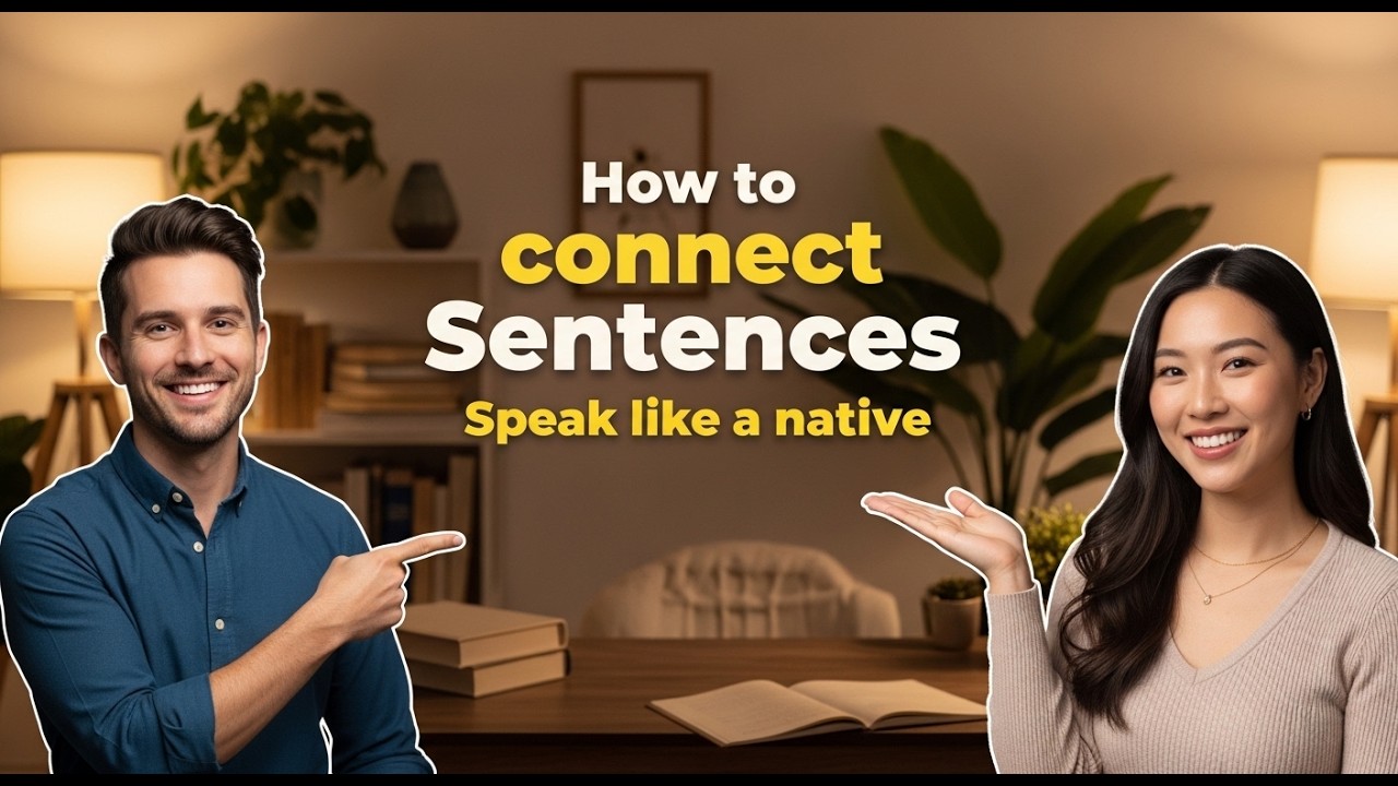 How to Connect Sentences in English | Speak Fluently Like a Native Speaker