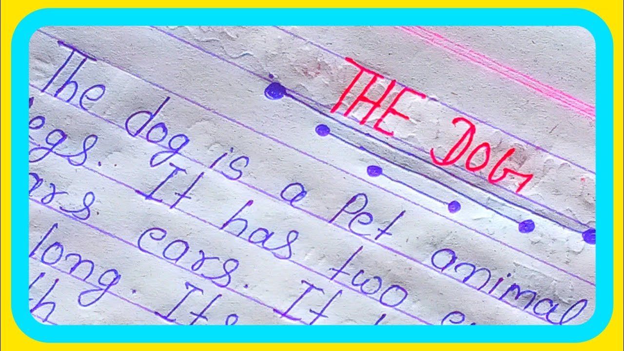 Short Essay on The Dog in English ll The Dog Essay for students #dog #viral #youtube #trending