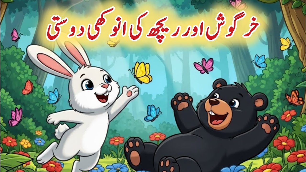 Khargosh aur Reech ki Anokhi Dosti | Kids Story | Urdu Stories 