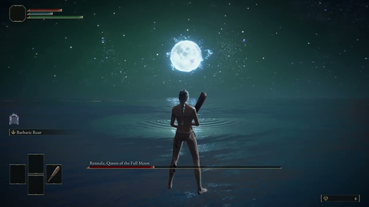 Rennala, Queen of the Full Moon | Level 1 Wretch/Club +0 [Solo, 2 Damage/Talismans]