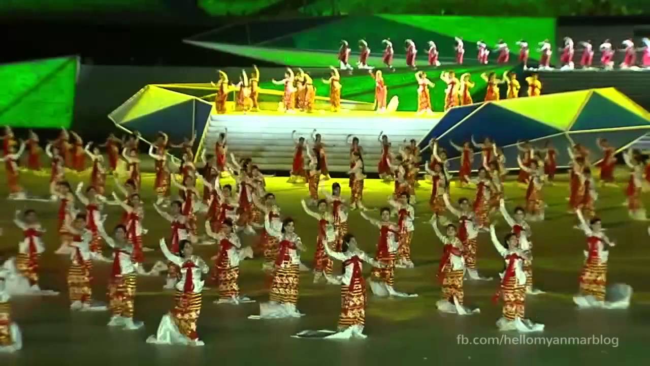 Myanmar Traditional Dance in 27th SEA Games 2013