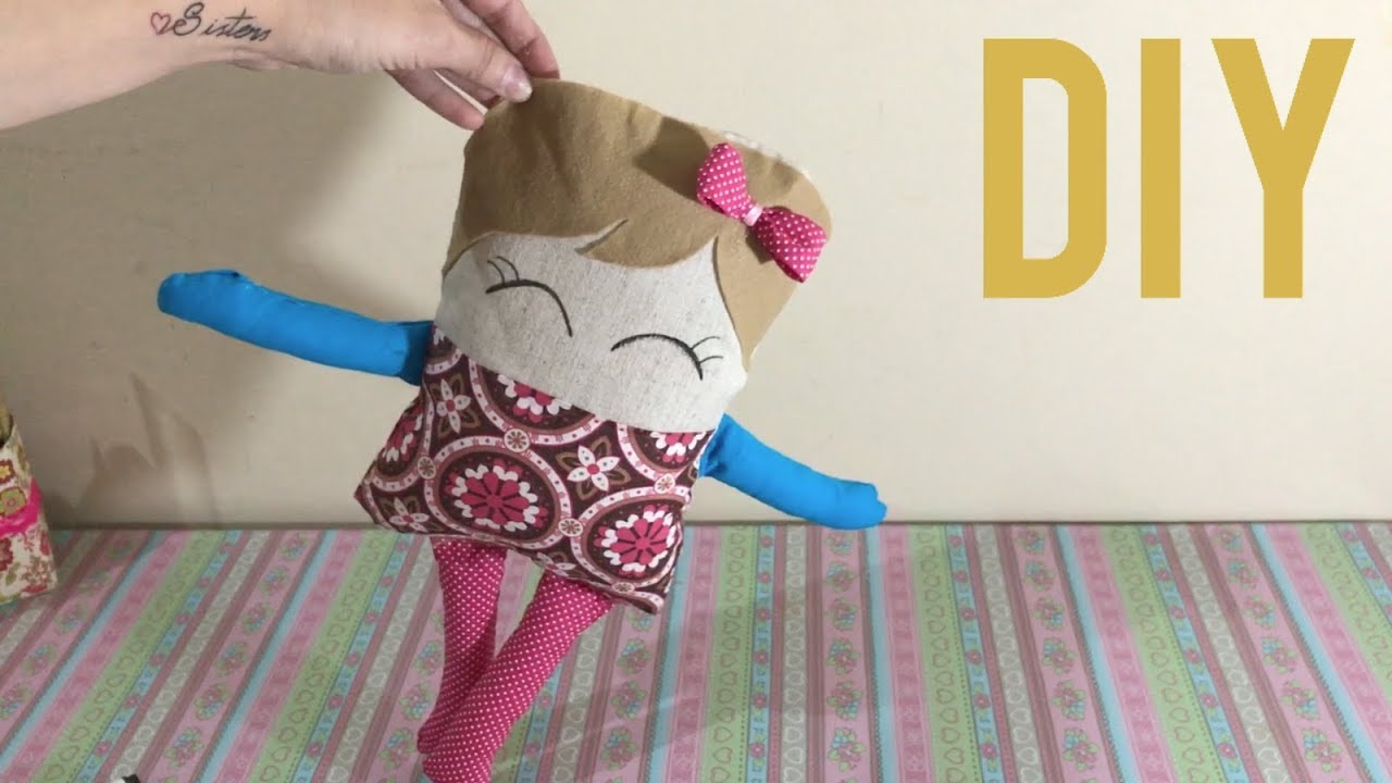 Como Fazer Almofada Naninha de Boneca - Artesanato DIY