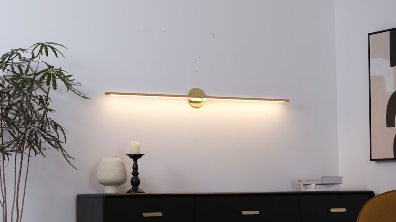 Minimalist Linear Wall Lamp by Vakkerlight &ndash; A Subtle Touch of Elegance