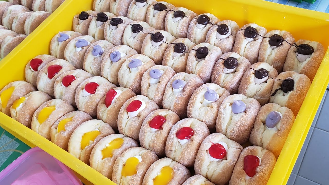 PROSES PEMBUATAN BOMBOLONI DAN RESEPI #IDEA JUALAN