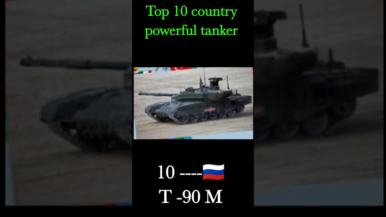 Top 10 powerful tanker country 