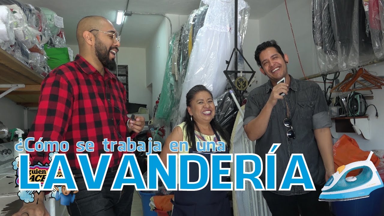 ¿Cómo se trabaja en una lavandería?