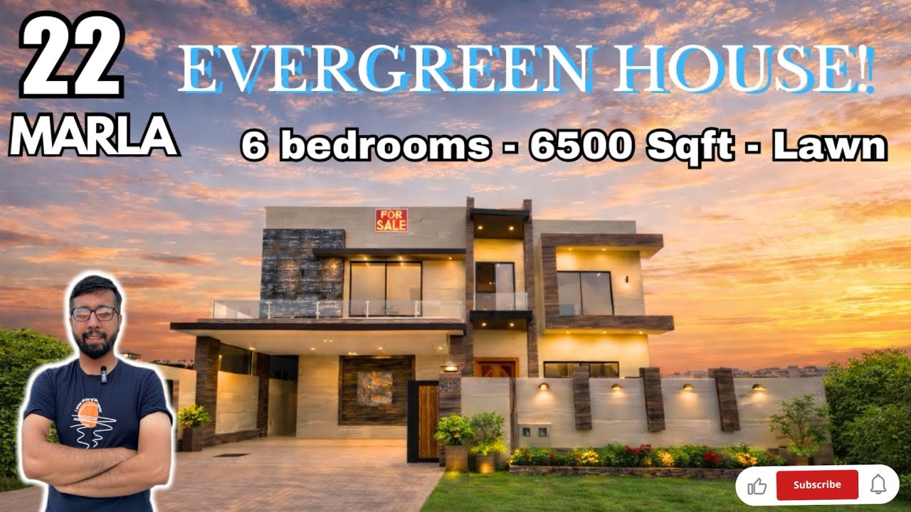 22 Marla Luxury 6 Bedrooms Designer House For Sale In Bahria Town Rawalpindi