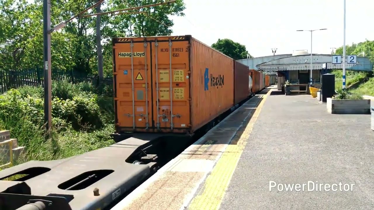 'Shed Heaven ' at Bowes Park Station ,   May 2025...with a double bonus at the end .... #class66