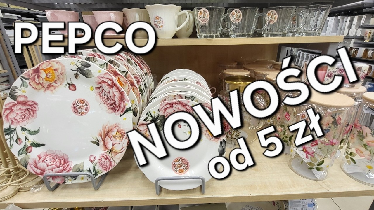 PEPCO✨TANIO🛍️OKAZJA za GROSZE😱Prześliczna zastawa, Nowa seria w kwiaty🌼