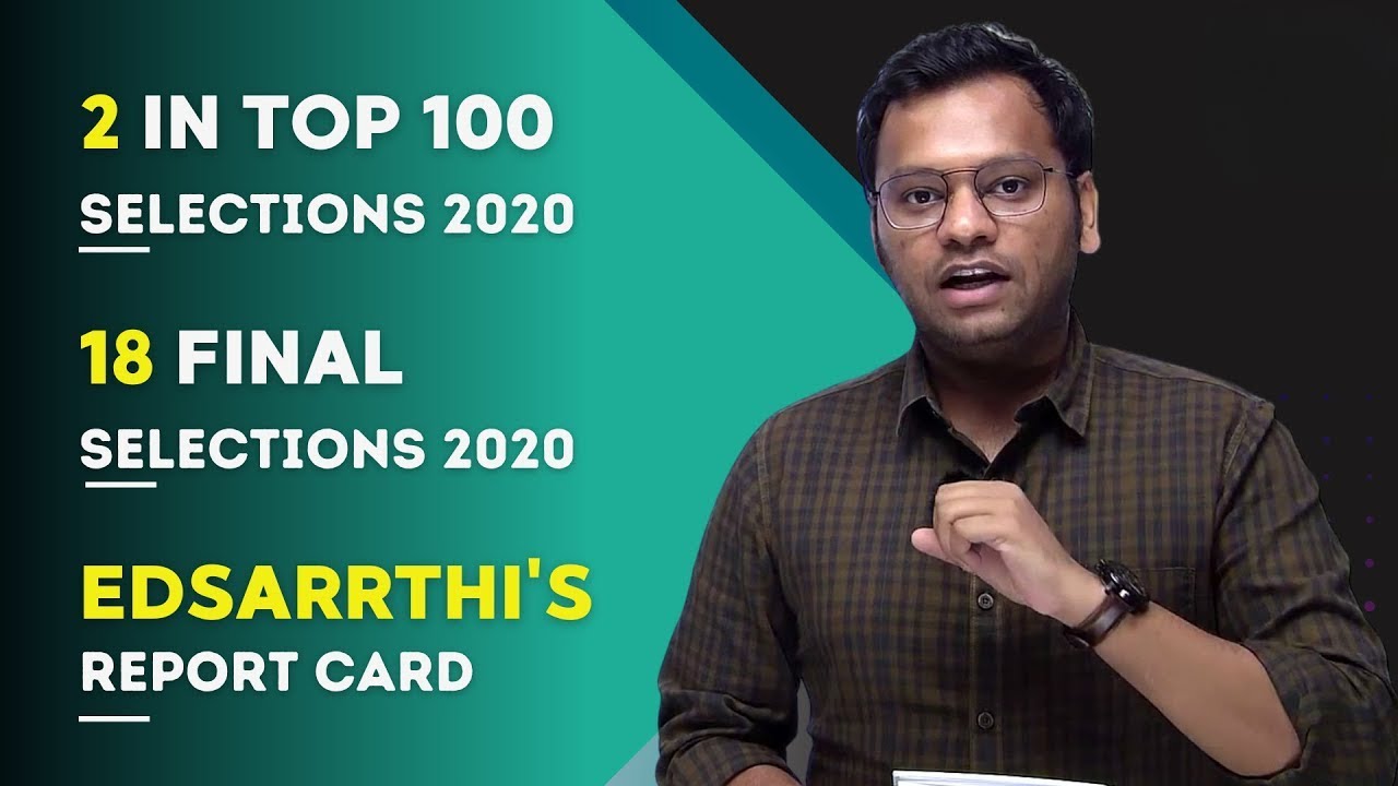 UPSC IAS 2020 Final Result | 12 Selections From EdSarrthi , 2 in Top 100| The Secret Ingredient 🔥🔥🔥
