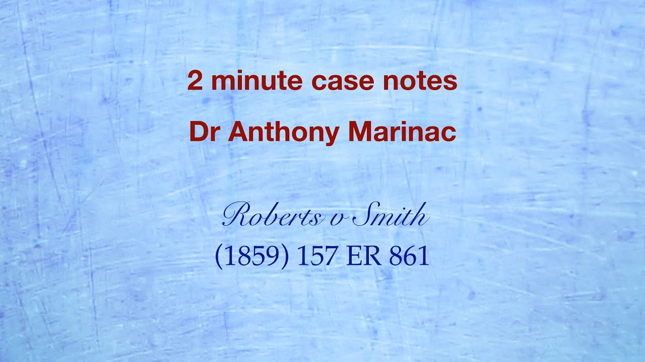 Roberts v Smith (Illusory Promises)