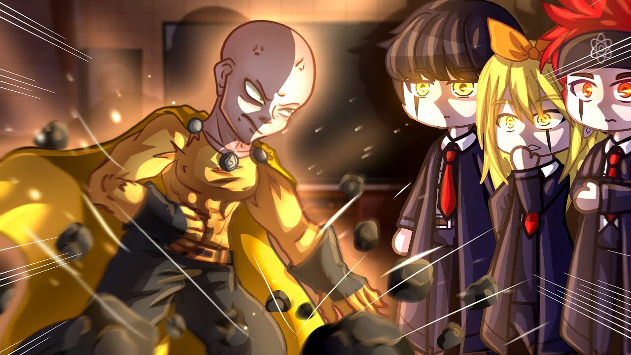 Mashle React To Saitama As Mash's Brother // Gacha React