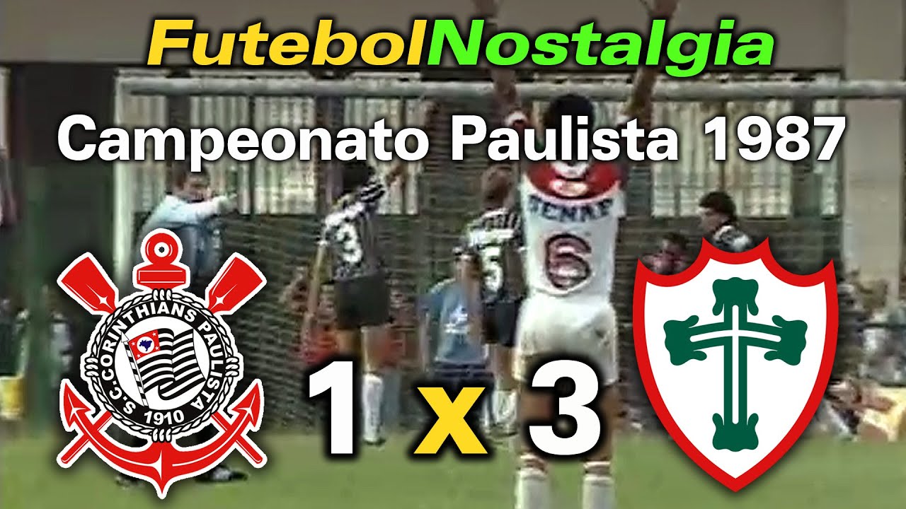 Corinthians 1 x 3 Portuguesa - 22-03-1987 ( Campeonato Paulista )