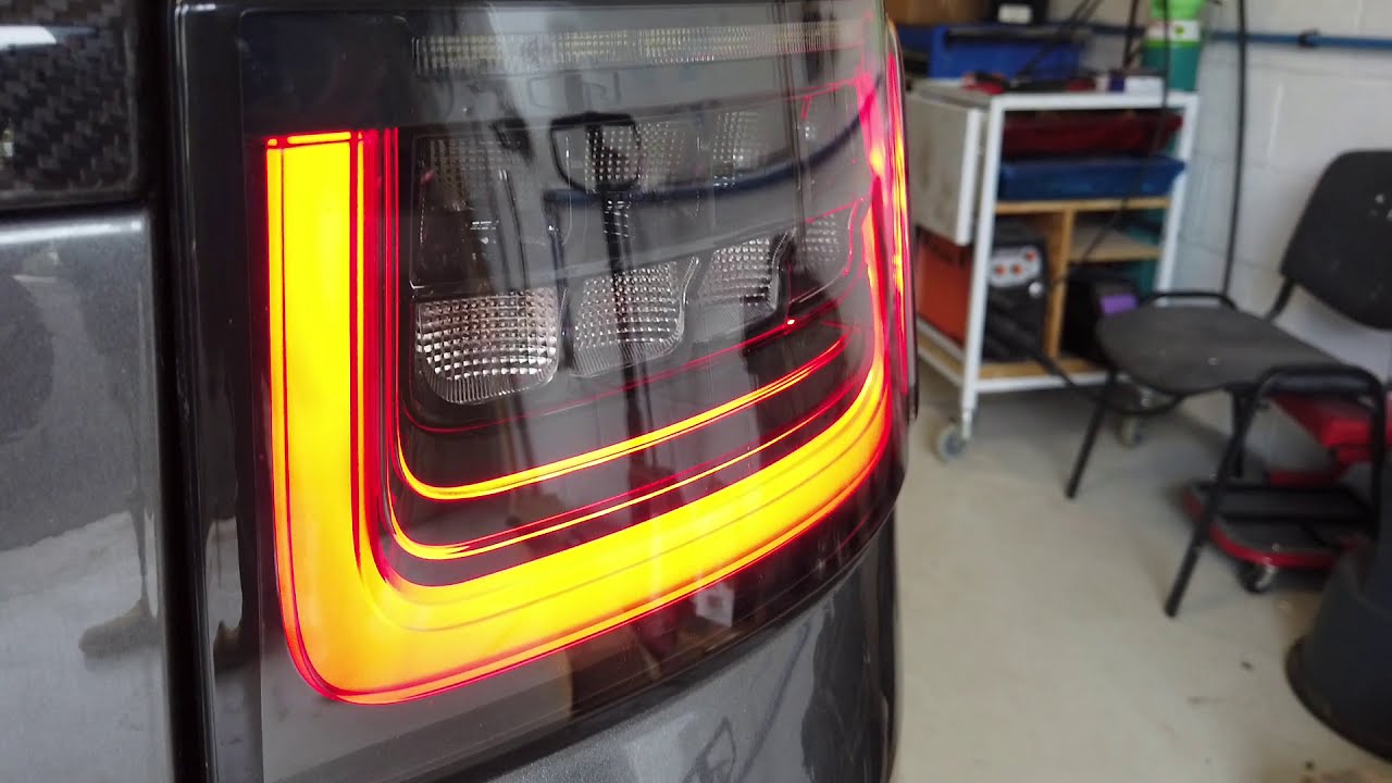 Range Rover Sport L494 & SVR Rear Lights removal and upgrading LED Tail Lamps.