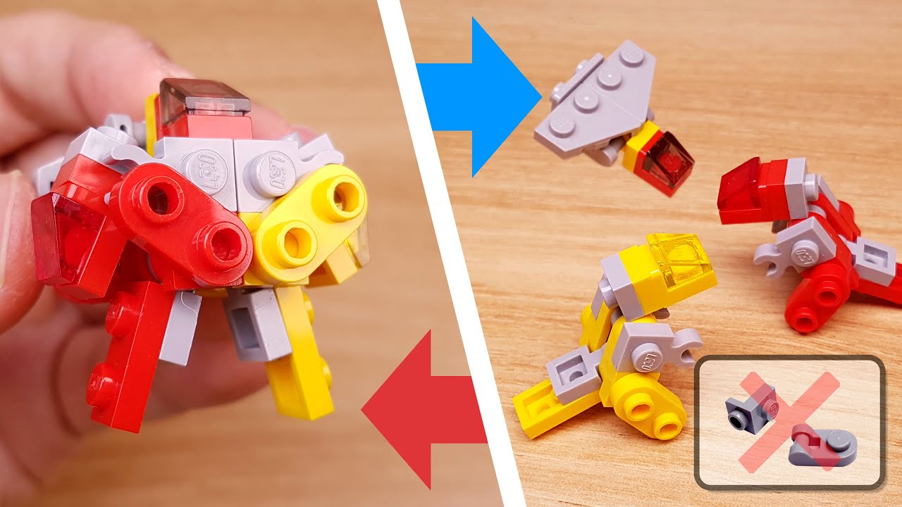 Klocki LEGO T-Rex kombinatory mech-transformator Mini Kaiser