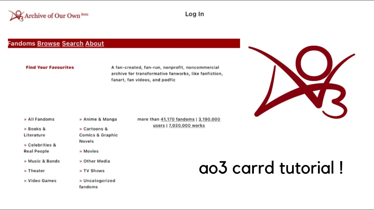 *:.。ao3 themed carrd tutorial 。.:*
