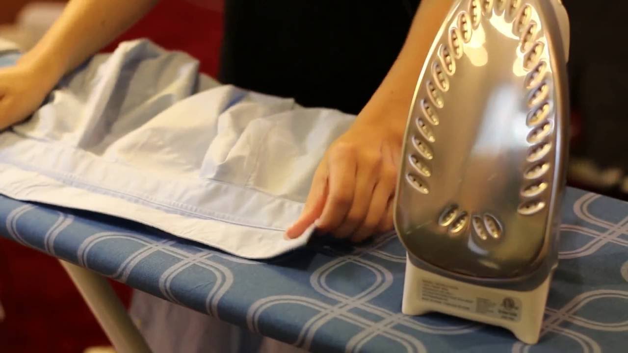 ASMR | Ironing Gentleman's button up shirt | Simple Pleasant Ironing sounds NO TALKING