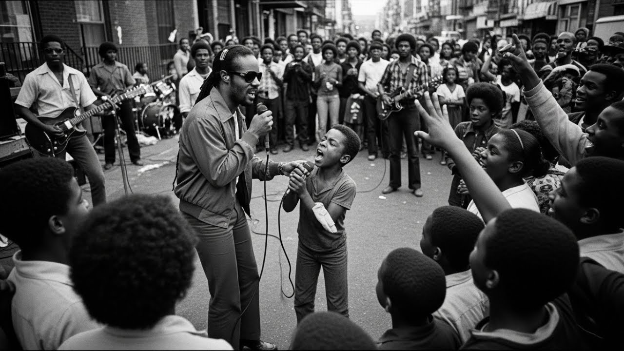 Stevie Wonder Handed the Mic to a Street-Rapping Kid — His Hook Had the Whole Place Screaming
