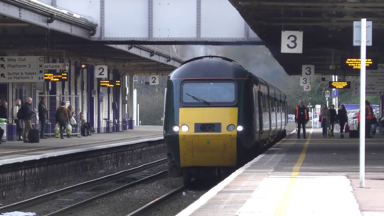 New 2+4 'Castle' HST test runs in devon with 43093-43016 and plug door mrk3s 20-03-2018 (4k&HD)