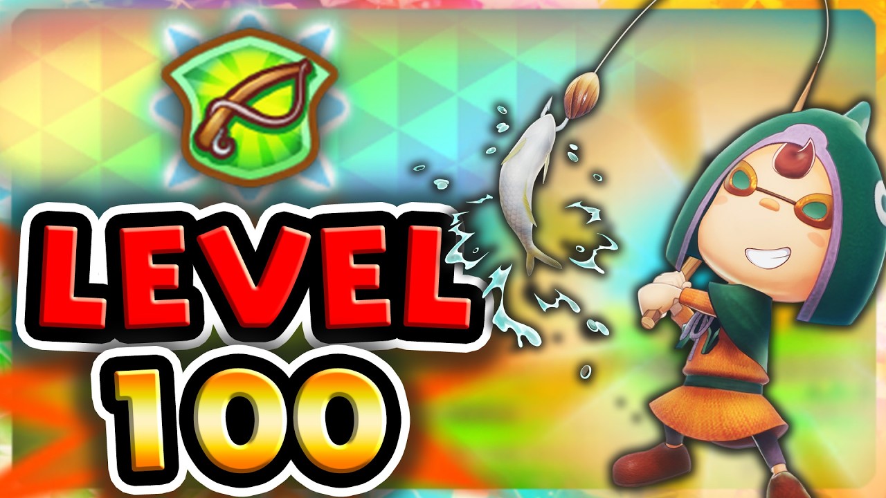 How I got Level 100 Angler with Godfish & Poseidon Fish in Fantasy Life i Ginormosia Fisher
