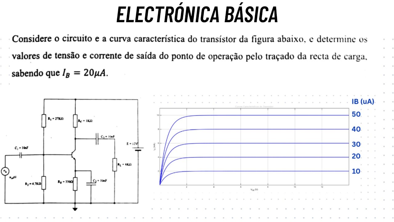 Determine os Valores de Tensão e Corrente de Saída do Ponto de Operação