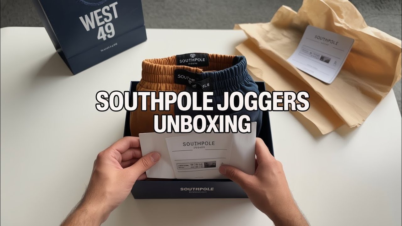West 49 Southpole, JOGGERS. UNBOXING 