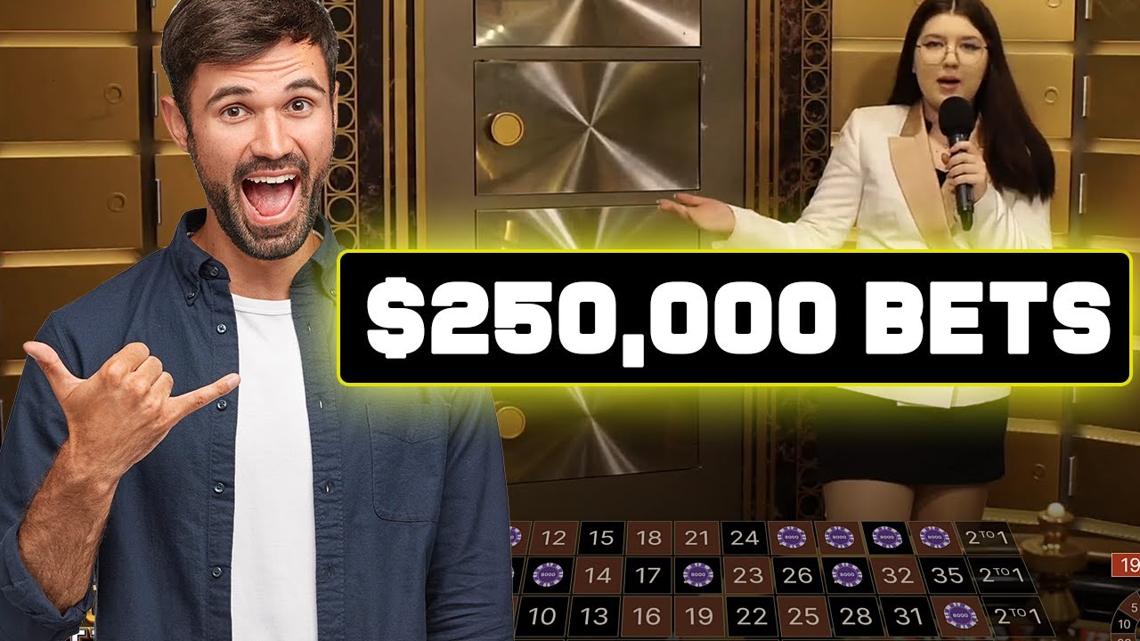 GOLD VAULT ROULETTE INSANITY - $250,000 BETS SHOCK STAFF!