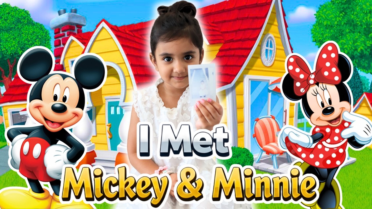 Alishay’s Magical Disneyland Moment Meeting Mickey & Minnie for the First Time