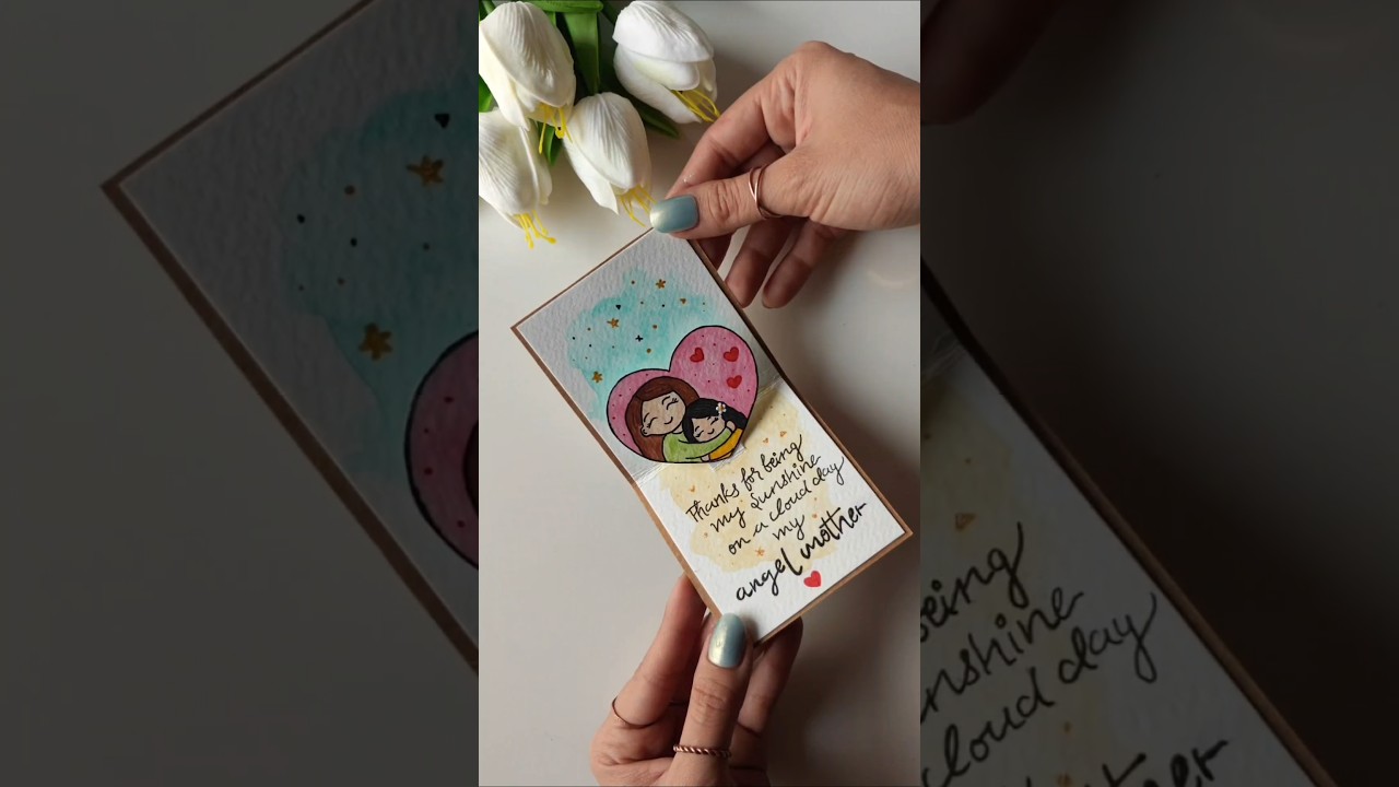 Create CUTE Mother's Day Card for your MOM!