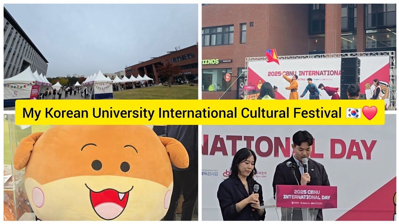 🌏 International Cultural Festival at Chungbuk National University 🇰🇷 Indian Student Life in Korea🇮🇳
