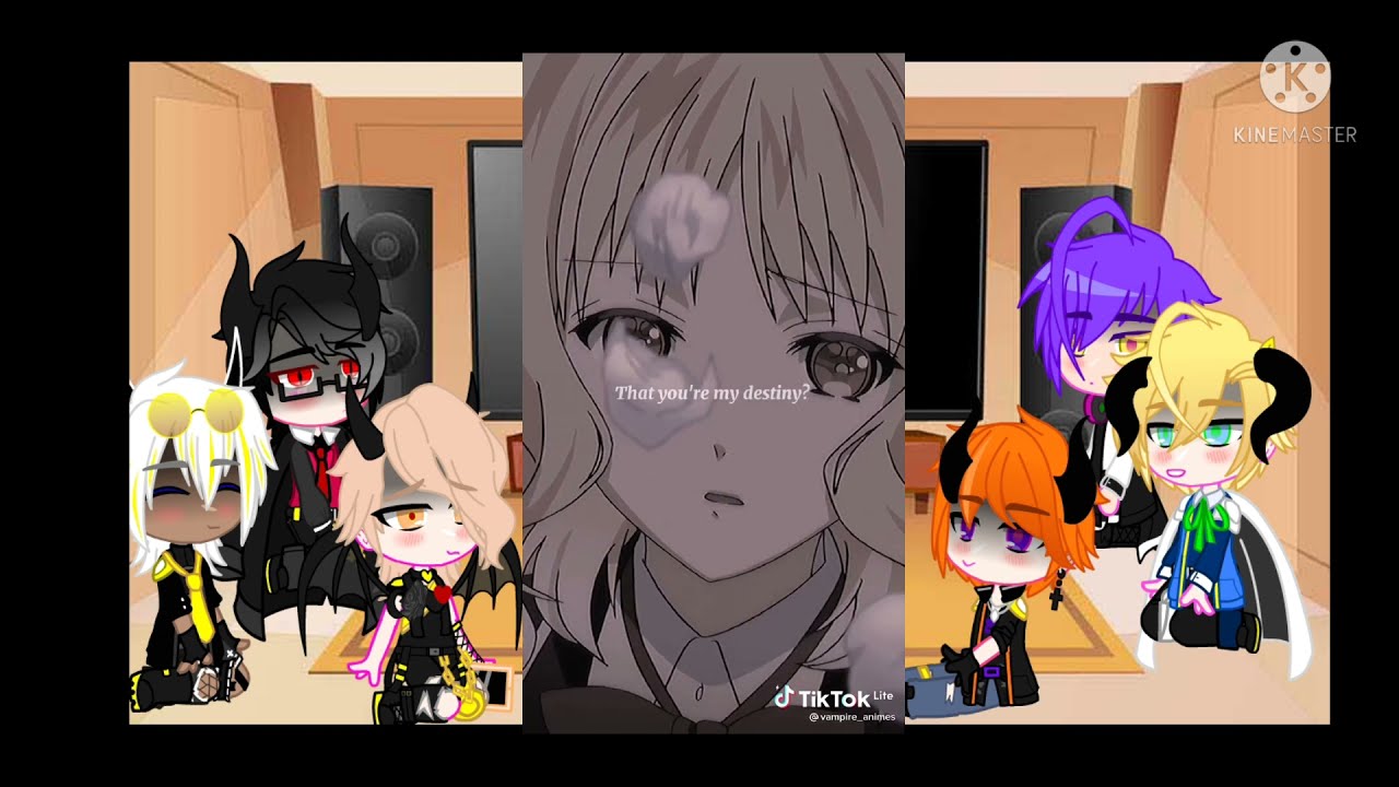 Obey me react to f-mc as yui from diabolik lover Request (short video)