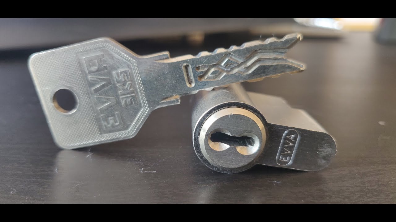 EVVA 3KS (with false gates) picked and gutted