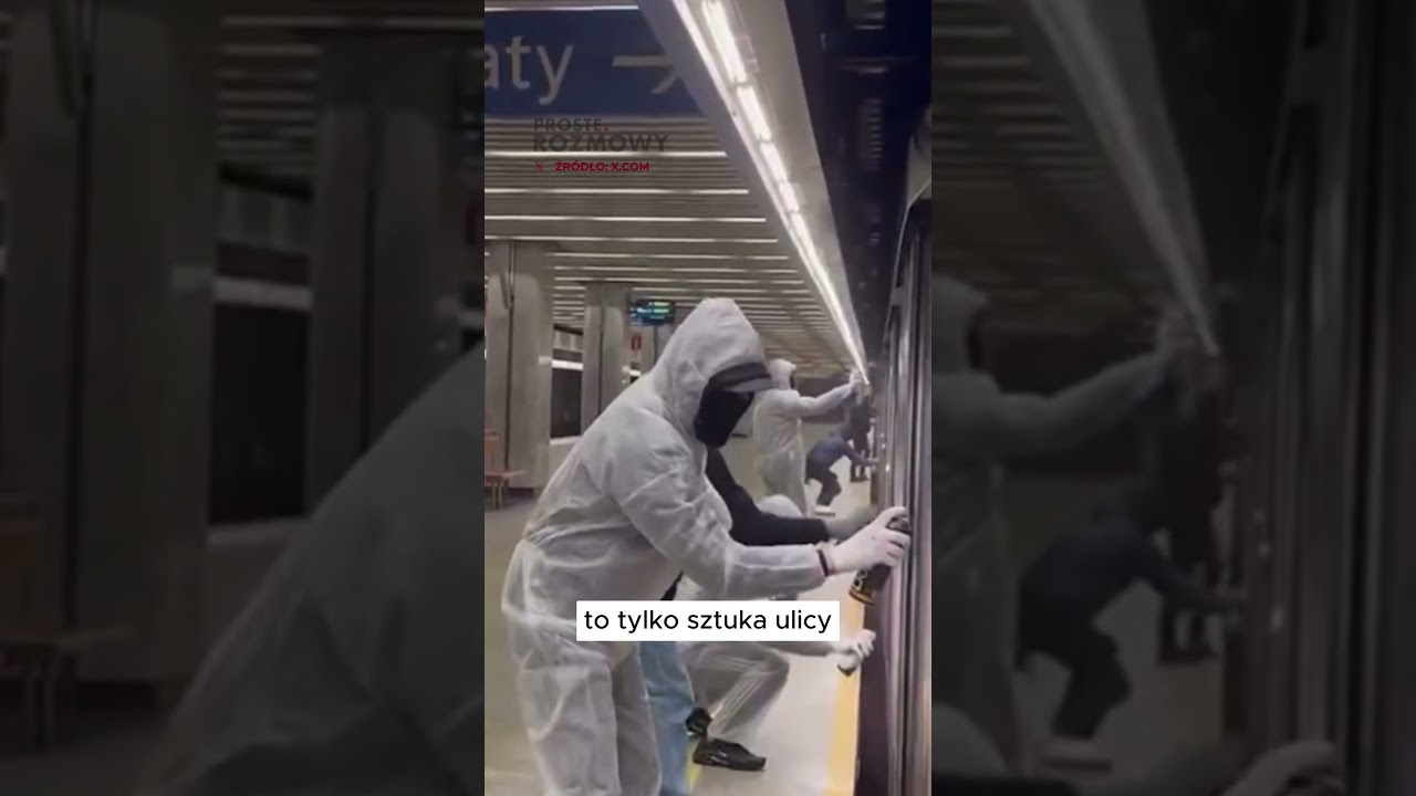 STREET ART CZY ZWYKŁY WANDALIZM? DWA WAGONY METRA ZNISZCZONE 🚇🚨