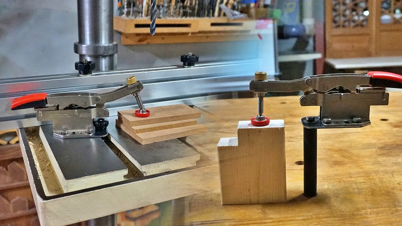 Toggle clamps JIG (Bench dog & T-Track)