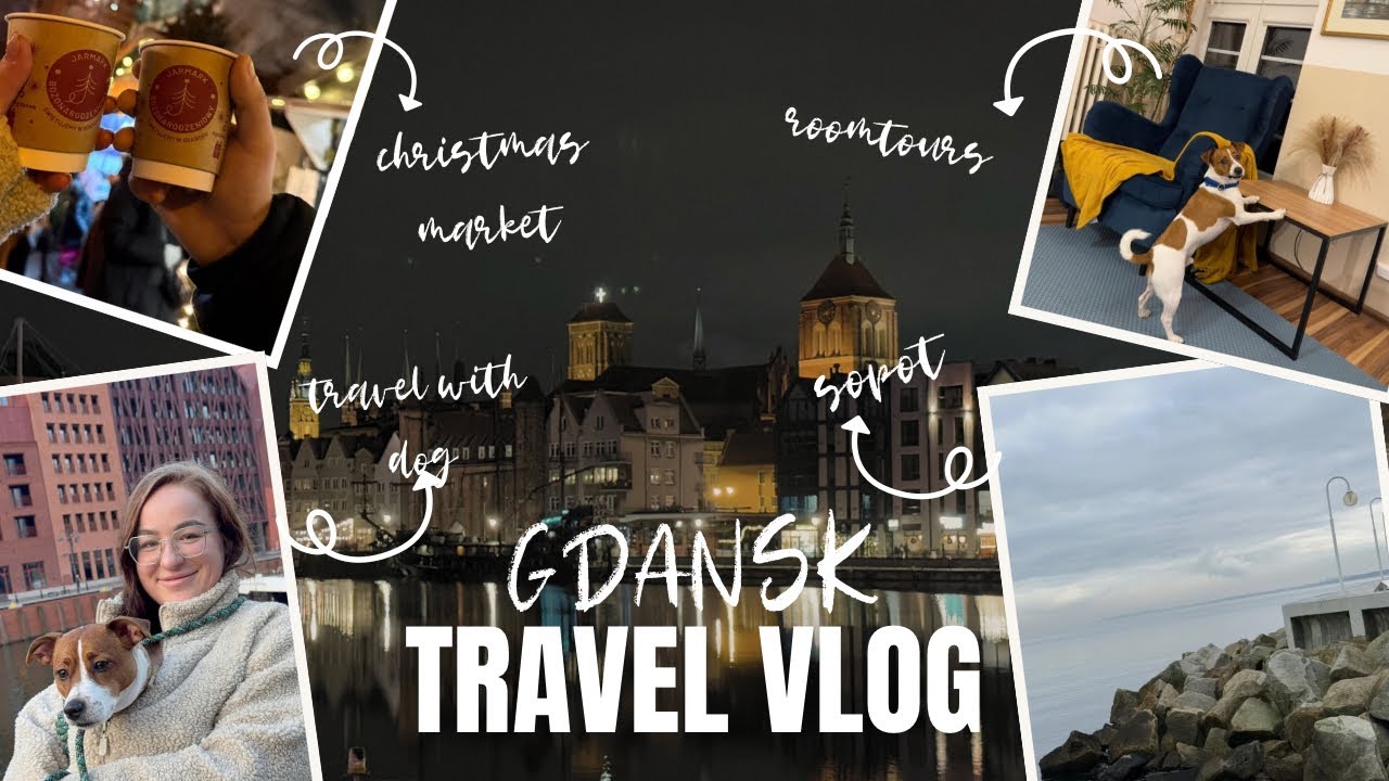 travel vlog: Poland, Gdansk, best christmas market in europe, sopot. december 2024