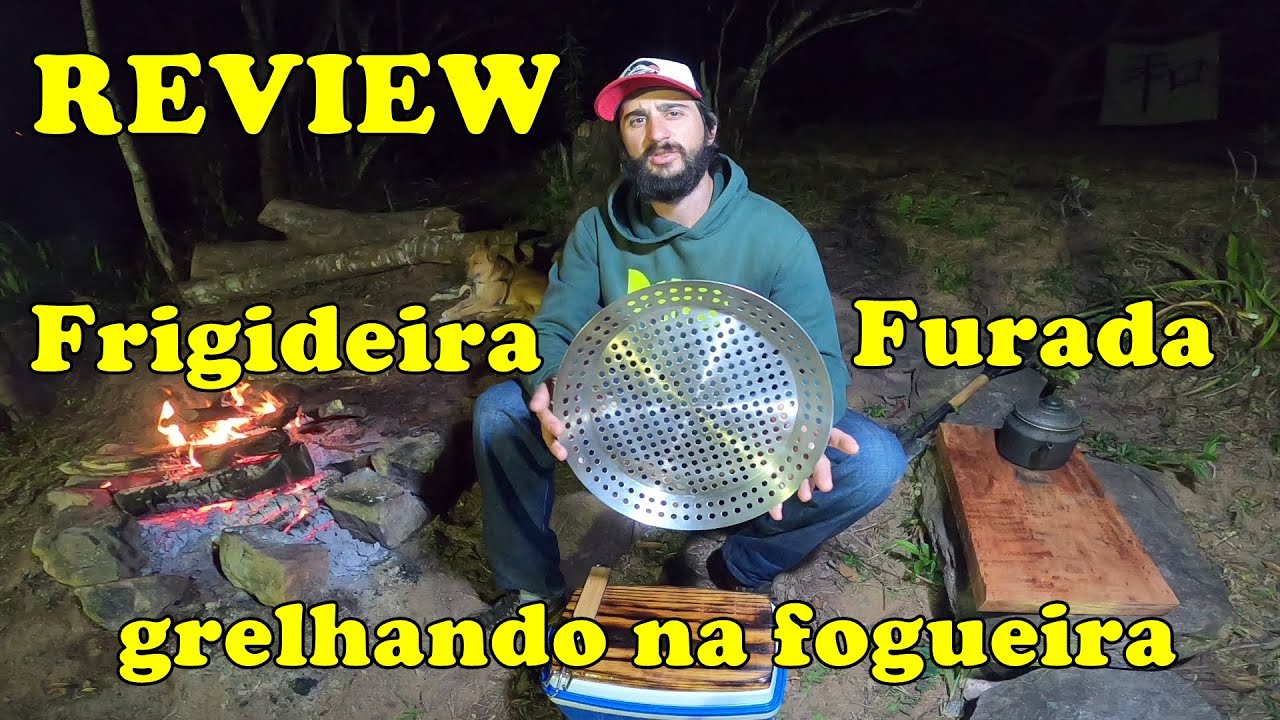 Review Frigideira furada para grelhar MOR na beira da fogueira