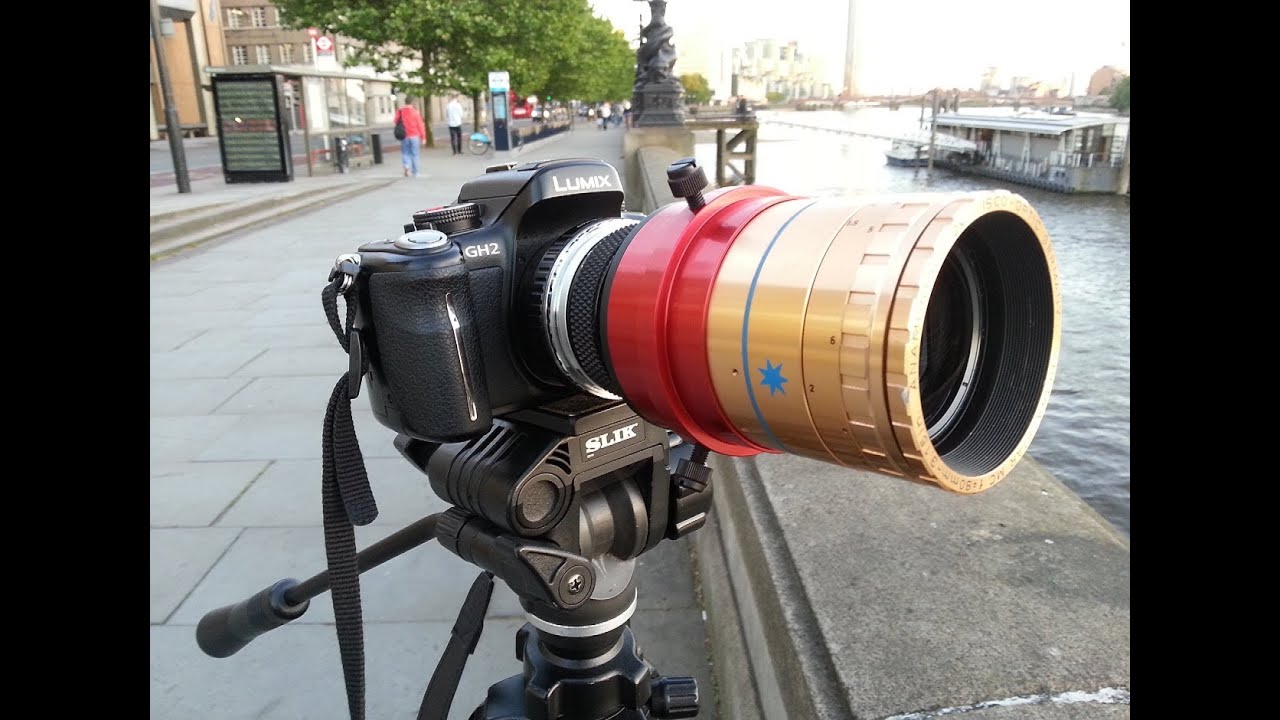 Panasonic GH2 + Cinemascope lens + Camera Hack