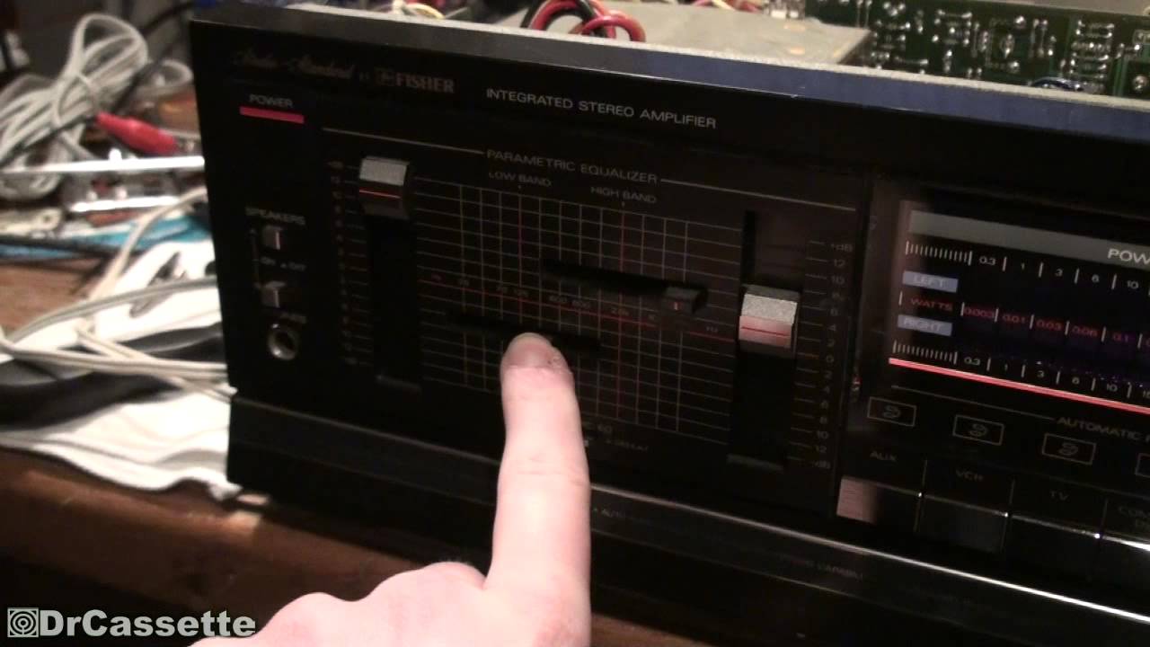 DrCassette's Workshop - Fisher CA-891 amplifier repairs!