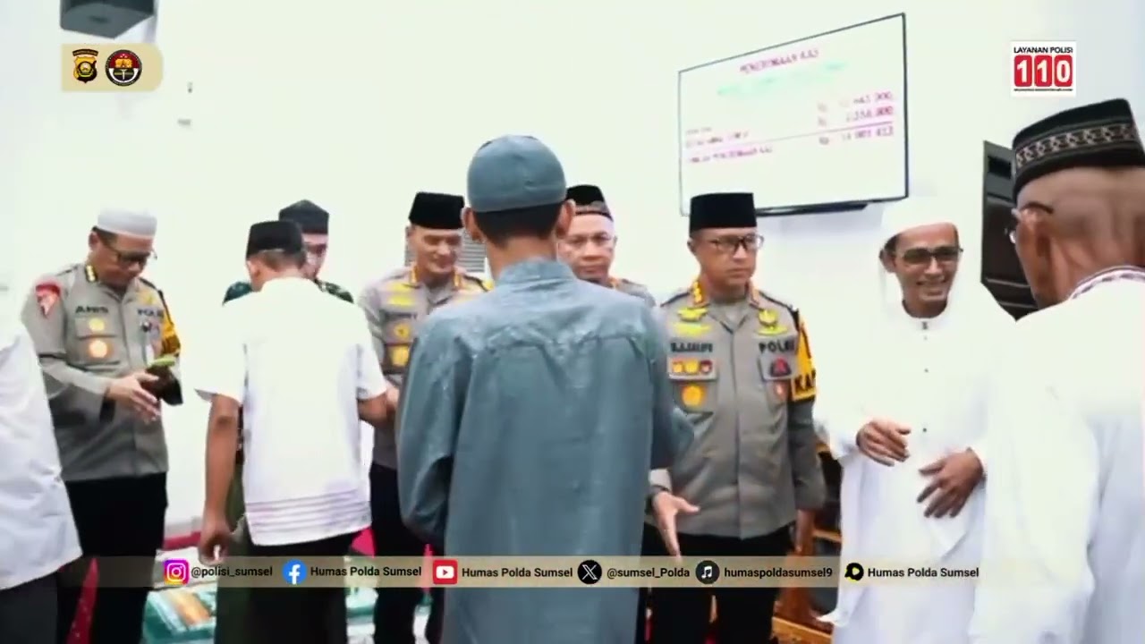 Safari Ramadhan Kapolda Sumsel Perkuat Kamtibmas Kota Palembang