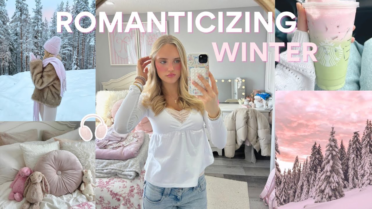 ROMANTICIZING WINTER | lifestyle vlog ⛸️🌨🎧