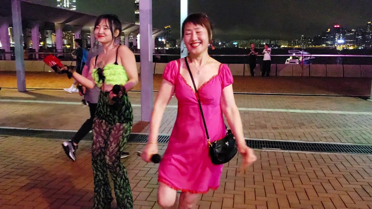 2019年5月25日 中環碼頭 娜娜 敏敏🎤(最炫民族風)