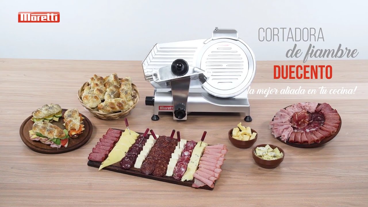 CORTADORA DE FIAMBRE MORETTI DUECENTO 50
