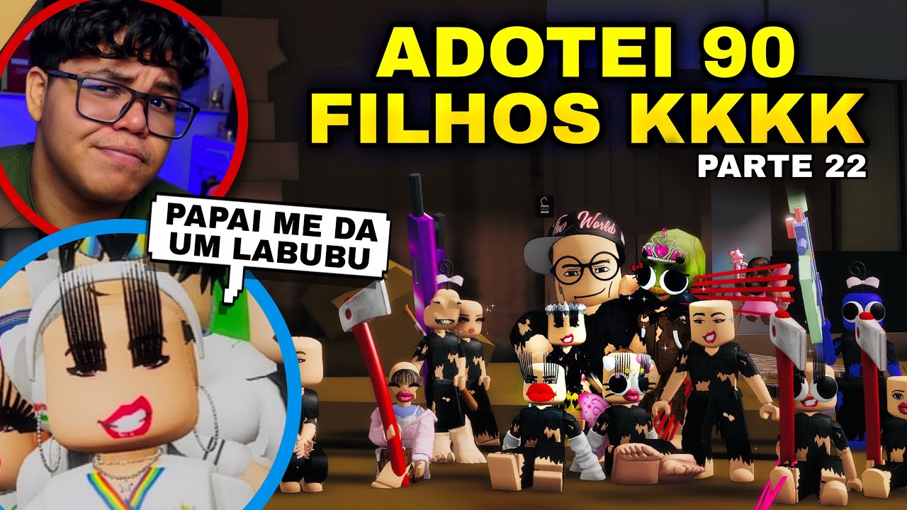 FIQUEI POBRE E TENHO 90 FILHOS EM BROOKHAVEN 