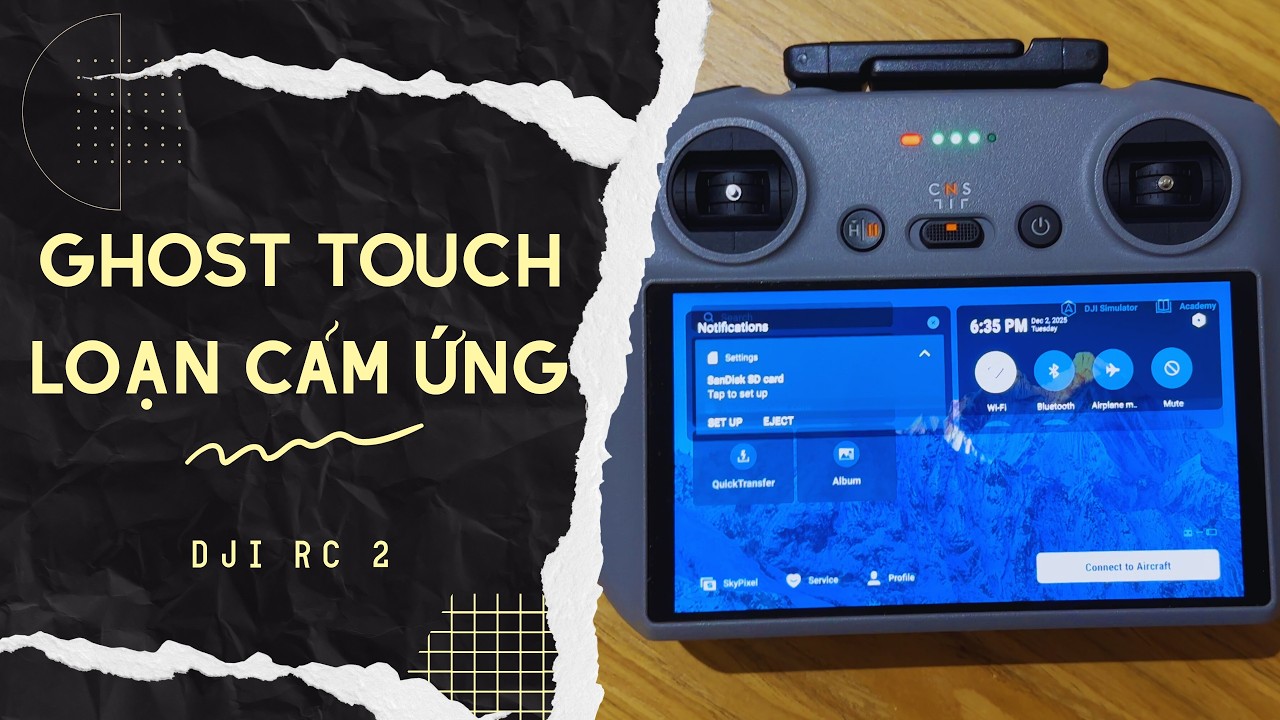DJI RC2 Ghost Touch Issue | Lỗi m&agrave;n h&igrave;nh điều khiển Mini 4 Pro / Air 3