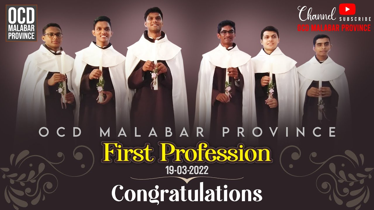 Simple Profession -2022 || OCD Malabar Province || Carmel Ashram Kalady