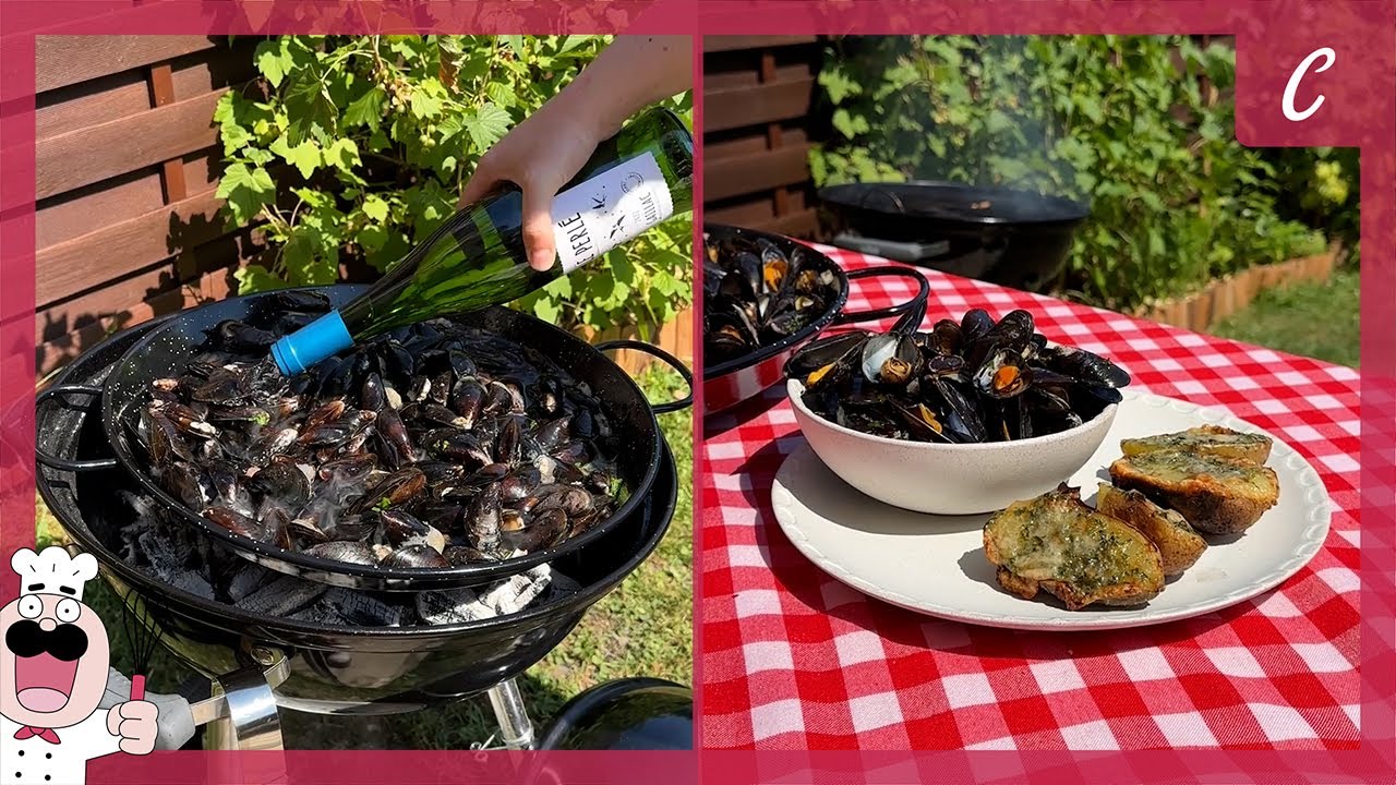 Moules marinières au barbecue | Le grill parfait pour l'été ☀️