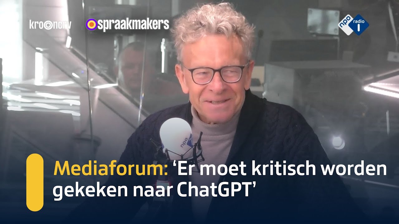 'Komst ChatGPT verandert alles' | NPO Radio 1