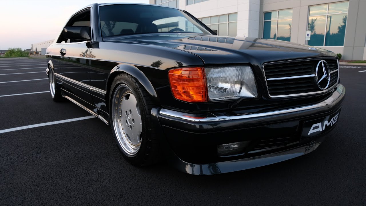 1990 Mercedes 560SEC walk around and drive